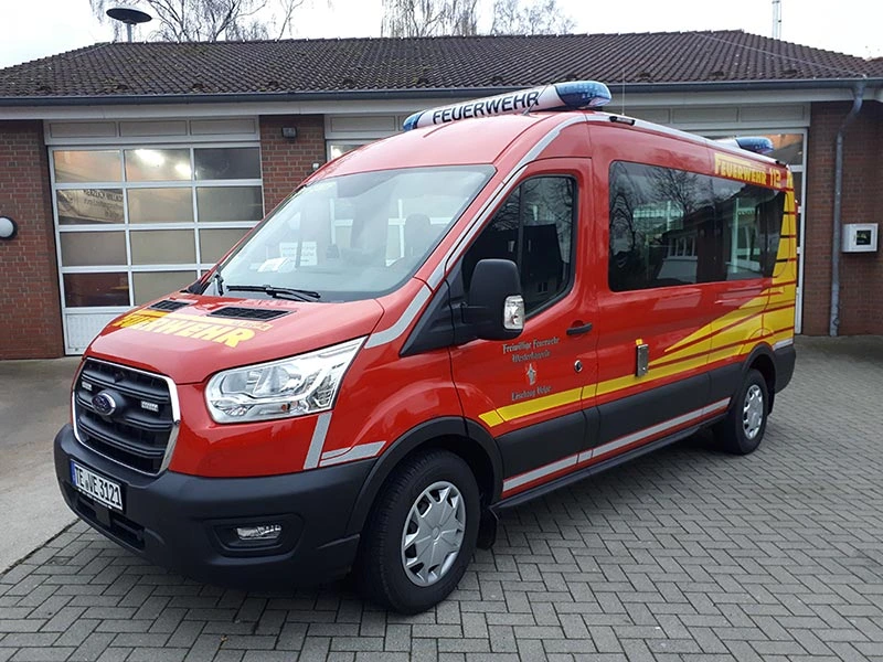 Mannschaftstransportfahrzeug des Löschzugs Velpe